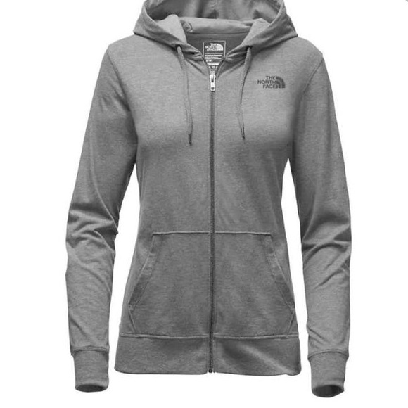The North Face Tops - North Face Gray Hoodie-Tri Blend
